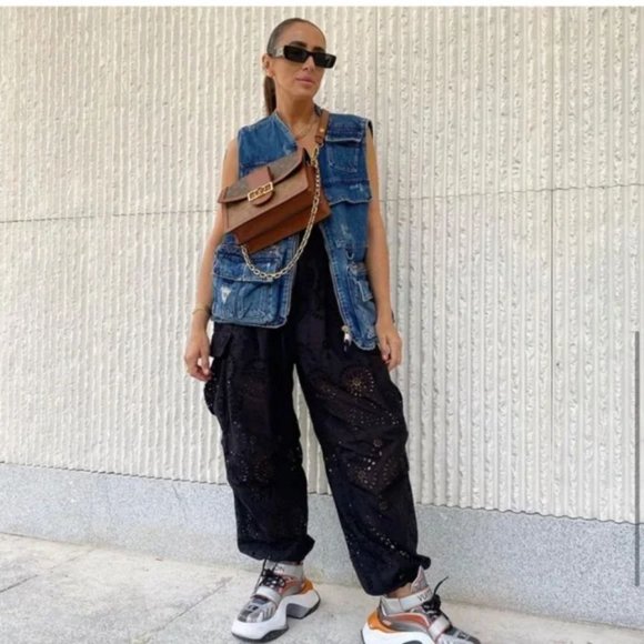 ZARA DENIM UTILITY VESR MULTIPOCKET NEW - Picture 6 of 8